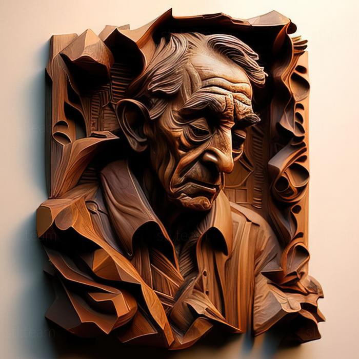3D модель Френсіс Хайман Крісс, американський художник (STL)
